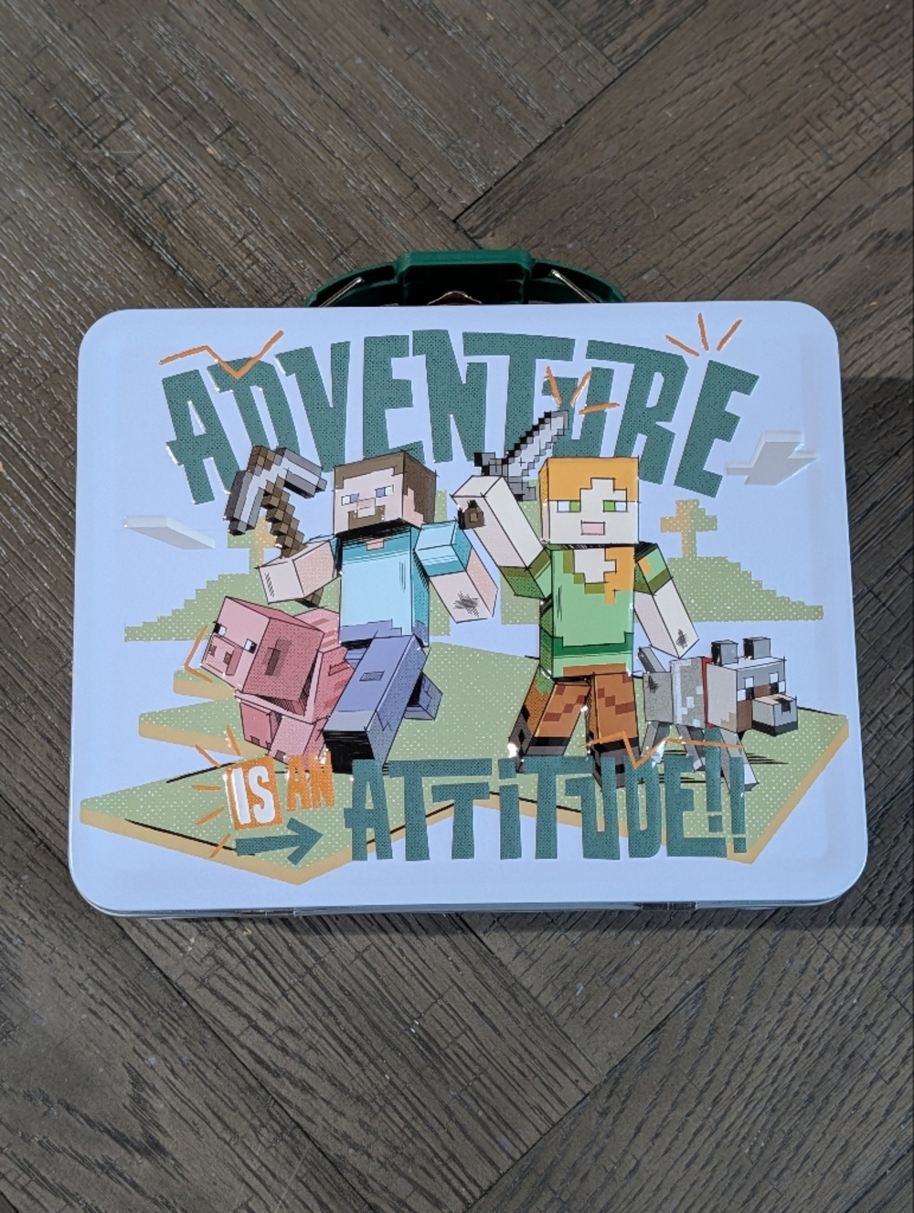 The Tin Box Company Minecraft Metal Tin Lunch Box